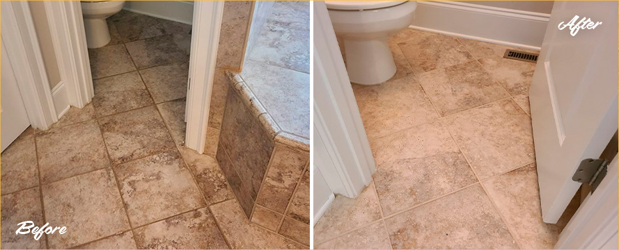  Bathroom Before and After a Fantastic Grout Sealing in Williamsburg, NY