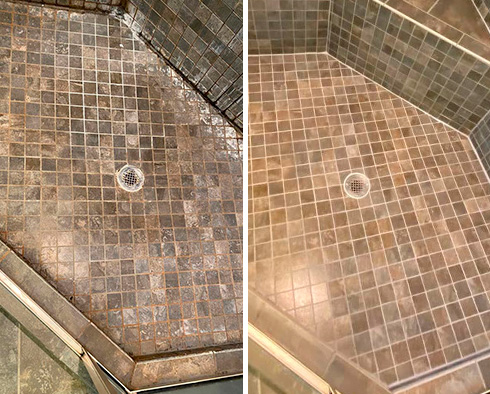 Shower Restored by Our Tile and Grout Cleaners in Dumbo, NY